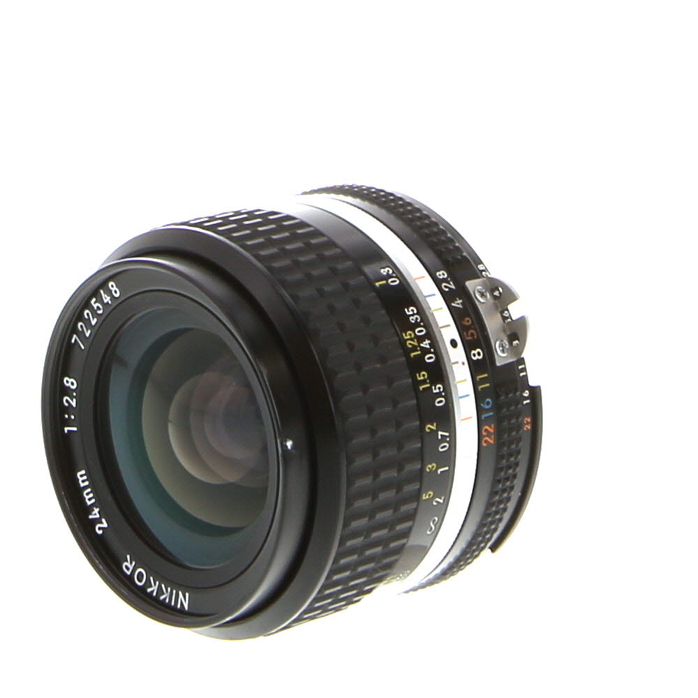 Nikon Nikkor 24mm F/2.8 Manual Focus AIS Lens (USED)