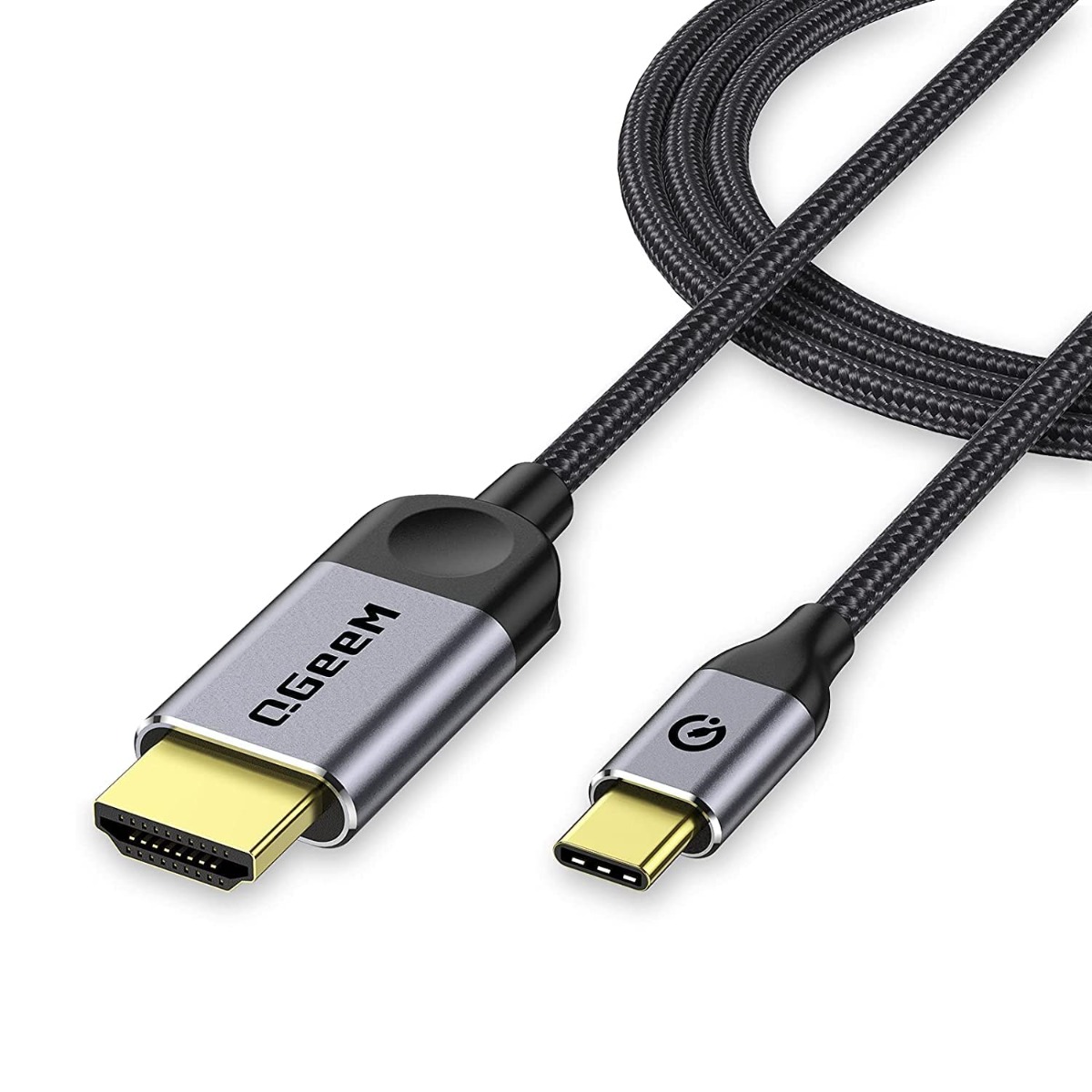 liter Hvordan friktion USB C to HDMI Cable Adapter 4K,QGeeM USB Type C to HDMI Cable Thunderbolt 3  Compatible