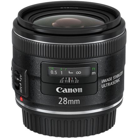 Canon 28mm f/2.8 IS USM EF-Mount Lens (USED)