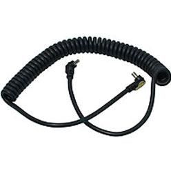 Hama Male PC to Male PC 5' Coiled Black Cord w/right angle tips
