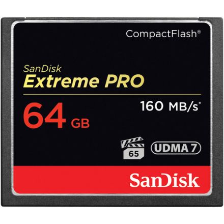 Sandisk Extreme Pro 64gb CF Card 160mb/s