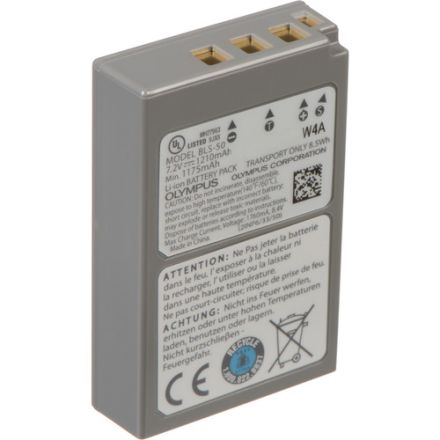 Olympus BLS-50 Lithium-Ion Battery (7.2V, 1175mAh) V6200740U000