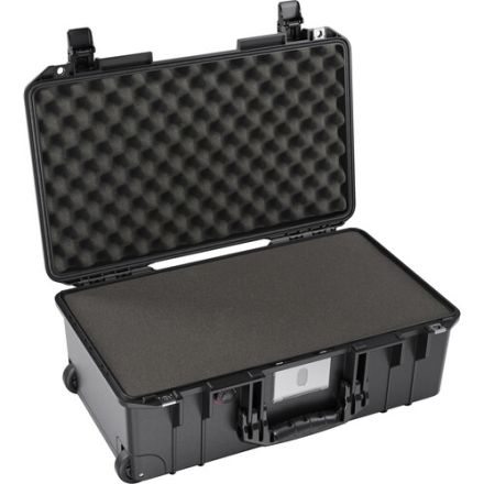 Pelican 1535AirWF Wheeled Carry-On Hard Case with Foam Insert (Black) PC1535B