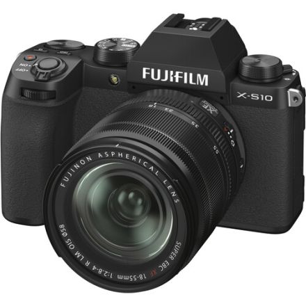 FUJIFILM X-S10 Mirrorless Camera with XF 18-55mm Lens