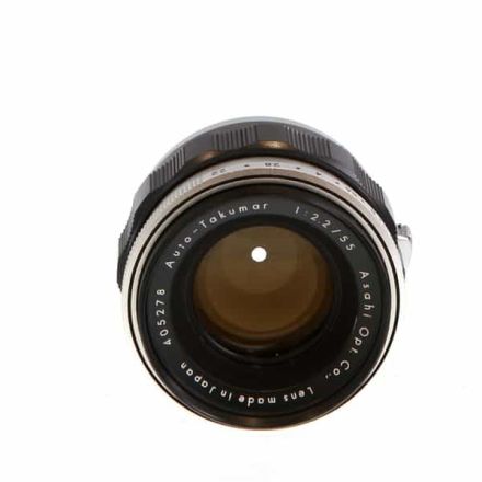 Pentax 55mm f/2 Auto-Takumar Manual Focus Lens for M42 Screw Mount (USED)