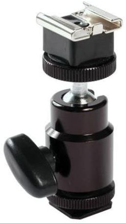 DLC DL-0614 Mini Ball Head with Accessory Foot and Accessory Shoe
