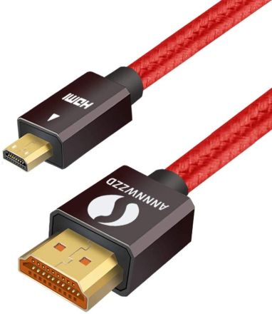 LinkinPerk High Speed Micro HDMI Cable, Micro HDMI to HDMI Cable (6ft)