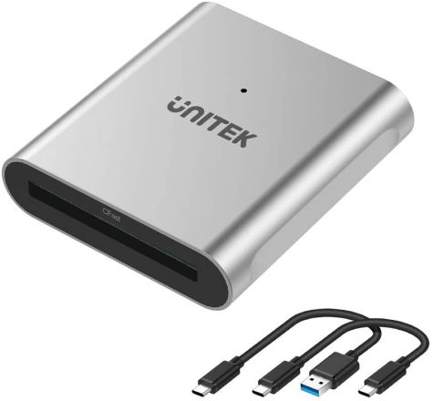 Unitek USB 3.0 USB C CFast 2.0 Card Reader, Portable Aluminum CFast Memory Card Reader