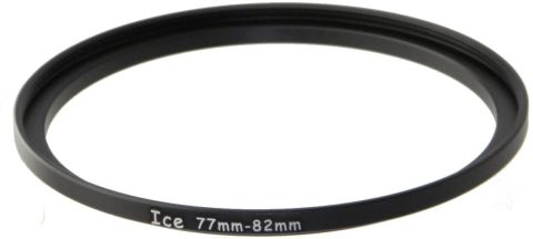 ICE 77mm to 82mm Step Up Ring Filter/Lens Adapter 77 male 82 female Stepping