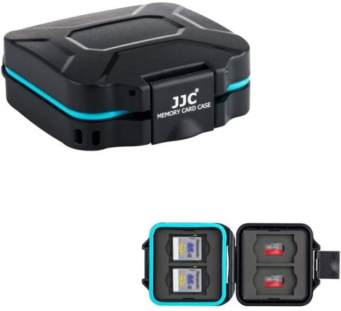 JJC Deluxe 8 Slots Compact Memory Card Case 