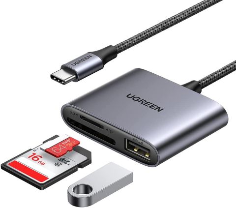 UGREEN USB C to SD Card Reader 3 in 1 Type C