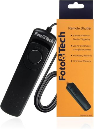 Foto&Tech RS-80N3 Wired Remote Shutter Release Control Compatible with EOS 