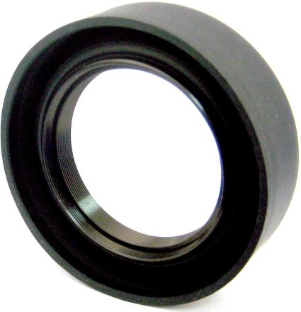 Zeikos ZE-LH72 72mm Soft Rubber Lens Hood - Black