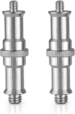Neewer 2 Pieces Standard 1/4 to 3/8 inch Metal Male Convertor