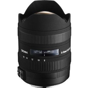 Sigma 8-16mm f/4.5-5.6 DC HSM Lens for Nikon F