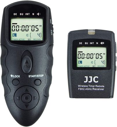 JJC Wireless and Wired Timer Remote Control for Canon
