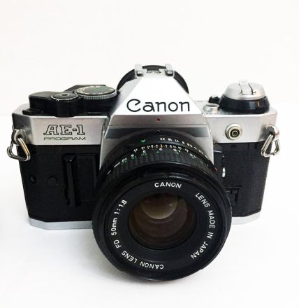 Canon AE-1 with FD 50mm F/1.4 Lens (USED)