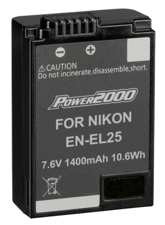 Power2000 ACD-458 Battery for Nikon EN-EL25