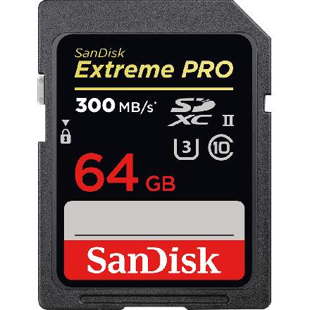 SanDisk Extreme PRO 64GB UHS-II SDXC (D.N.R.)