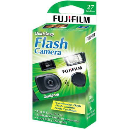 Fujifilm QuickSnap Flash 400 ISO Single-Use Camera 35mm / 27 exp.