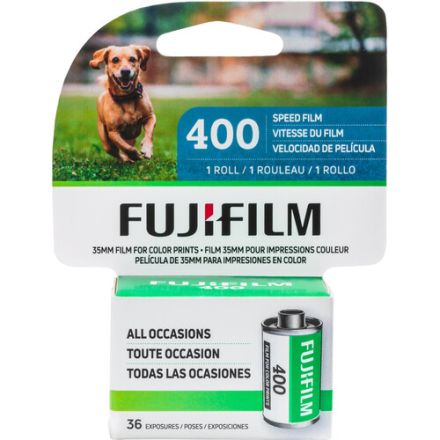 FUJIFILM Fujicolor 400 Color Negative Film (35mm Roll Film, 36 Exposures)