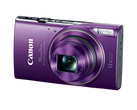 Canon PowerShot ELPH 360 HS Digital Camera (Purple)