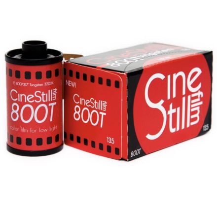 Cinestill 800T TUNGSTEN HIGH SPEED COLOR NEGATIVE FILM, 35mm 36 exp.