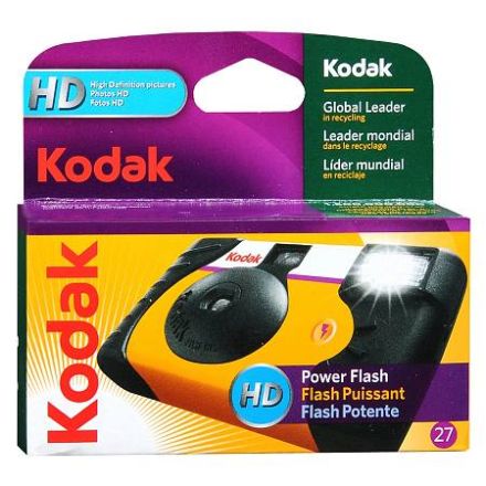 Kodak HD Power Flash 800 ISO Single-Use Camera / 35mm film 27 exp. 