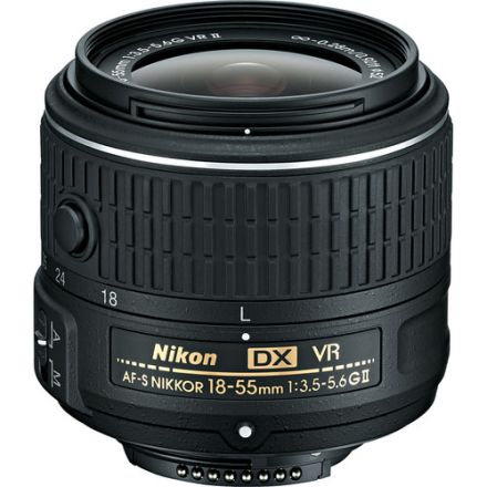 Nikon AF-S 18-55mm 3.5-5.6G DX VR II Lens