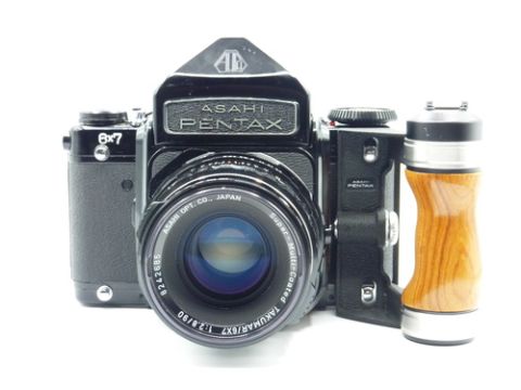 Pentax 6X7 w/ Prism Finder Grip and Takumar 90mm F/2.8 (USED)
