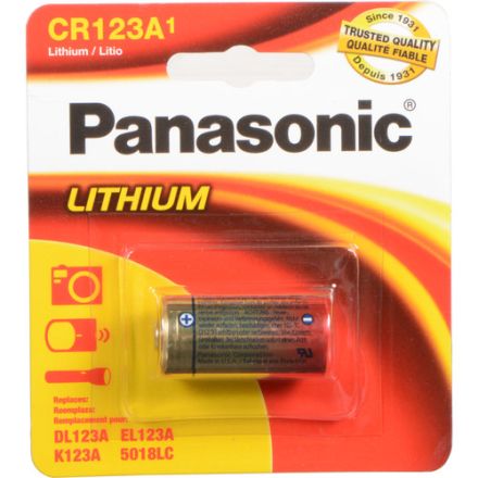 Panasonic CR123 Lithium Battery 