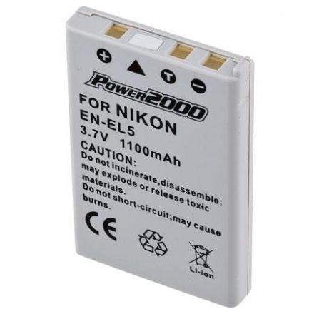 Power2000 EN-EL5  Rechargeable Battery for Nikon