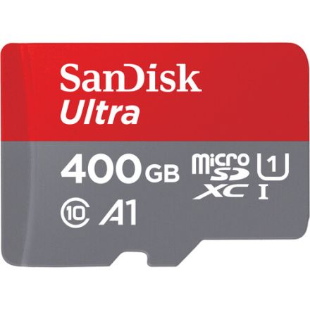 SanDisk Extreme 400GB UHS-I U3 A1 V30 MicroSDXC Memory Card + SD Adapter