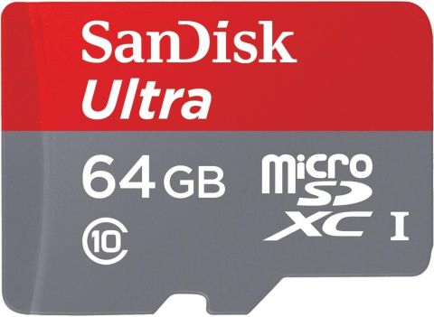 SanDisk 64GB Ultra UHS-I microSDHC Memory Card