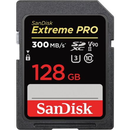 SanDisk Extreme PRO 128GB UHS-II SDXC Memory Card