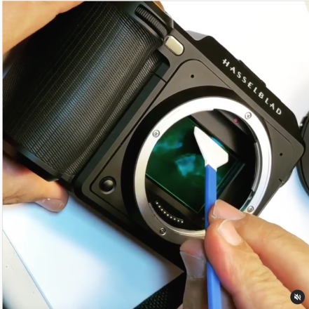 Sensor Cleaning for Medium Format Digital Cameras