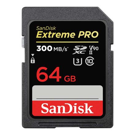 SanDisk Extreme Pro, 64GB, UHS-II, V90 