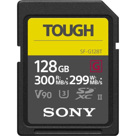 Sony 128GB SF-G Tough Series UHS-II SDXC Memory Card, SFG128T/T1