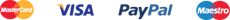 Secure Online Payments with Mastercard, Visa, and PayPal